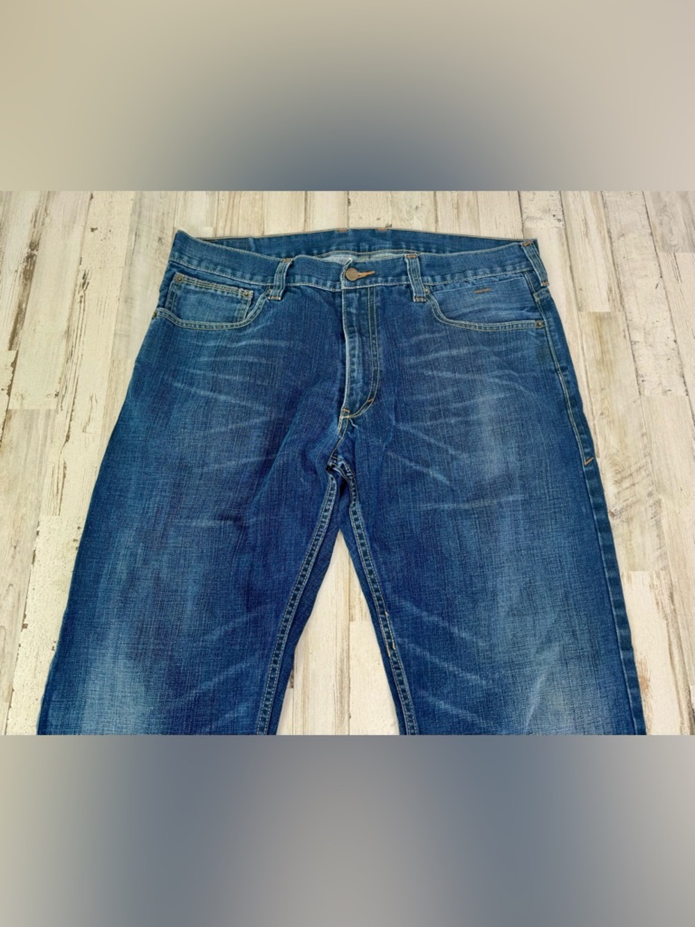 Vintage Levis 514 Pants Jeans Men 36x32 Denim Stretch Blue Straight - Picture 3 of 13